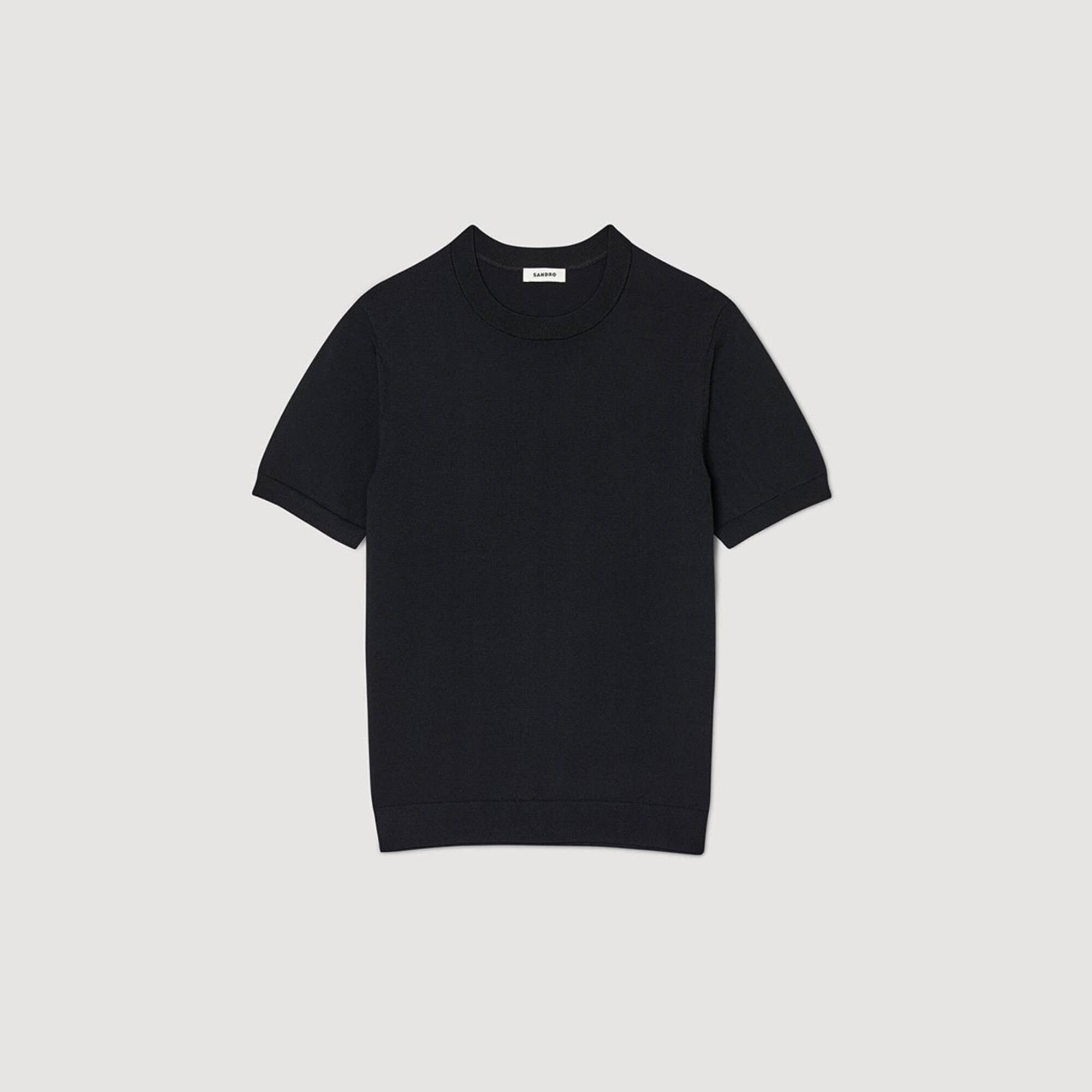 T-Shirt aus Strick
