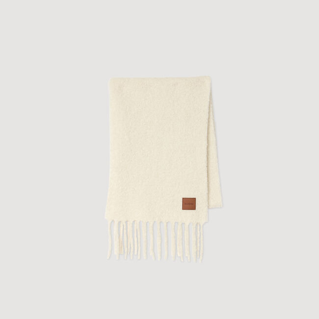 Schal in Bouclé-Optik