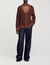 Cardigan mit Square-Cross-Jacquard