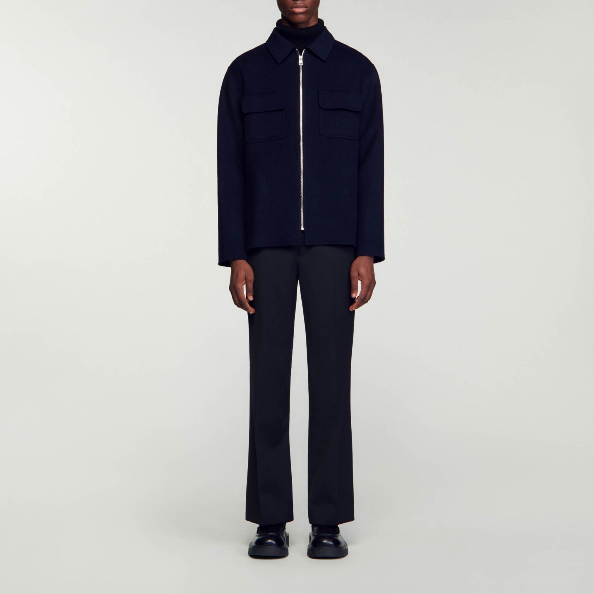 Blouson aus Wolle