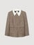 Blazer mit Hahnentrittmuster