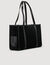 Shopper-Tasche aus Veloursleder