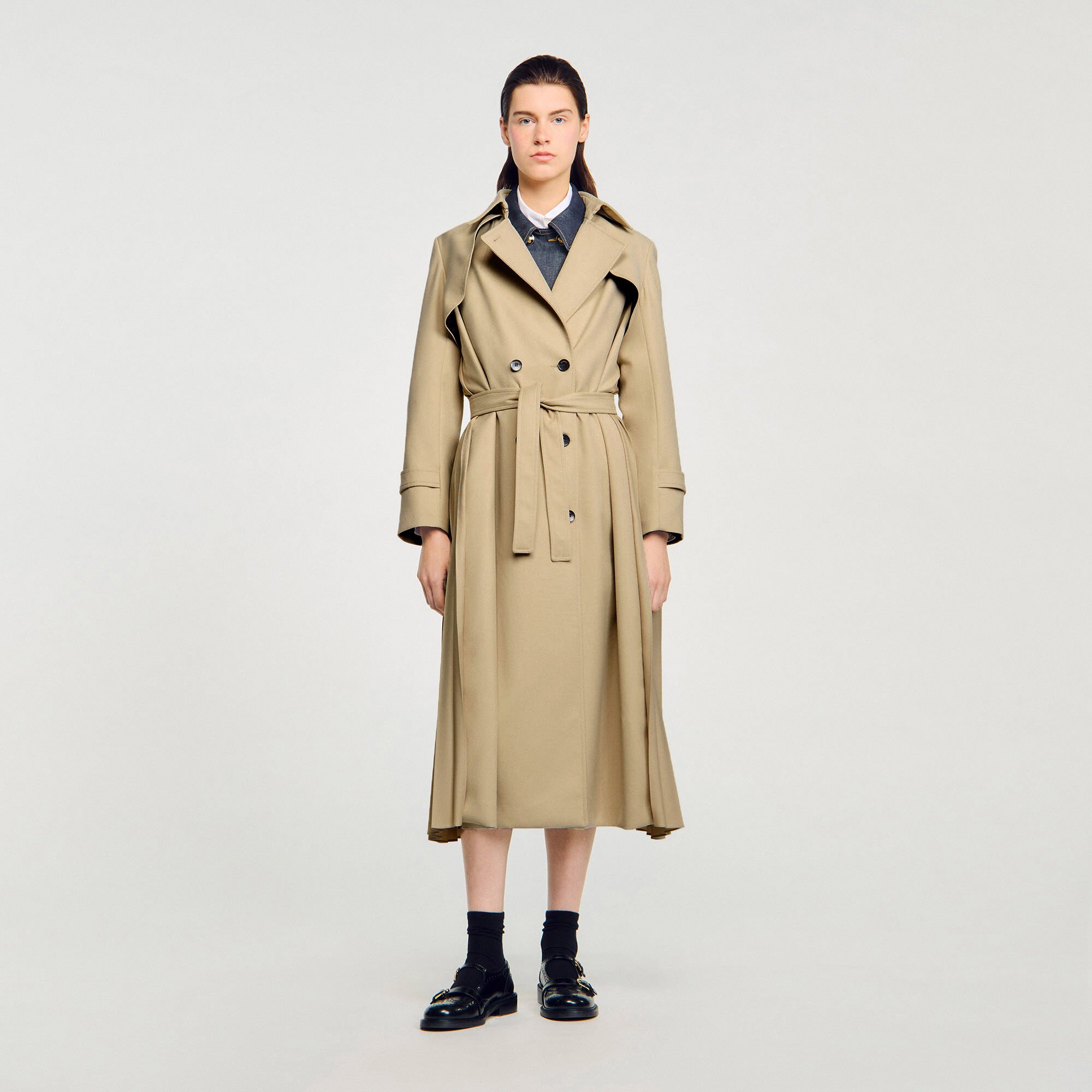 Trenchcoat mit Gürtel