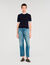 Zweifarbiger kurzer Pullover