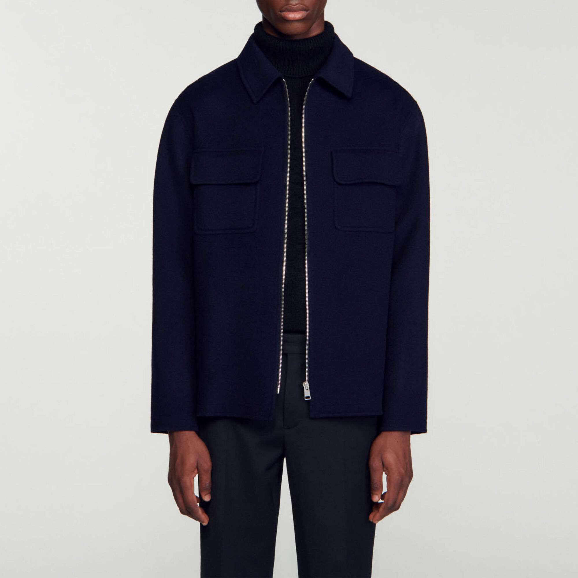 Blouson aus Wolle