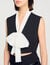 Kurzes Top mit Lavalli&egrave;re-Kragen - Damen | Sandro