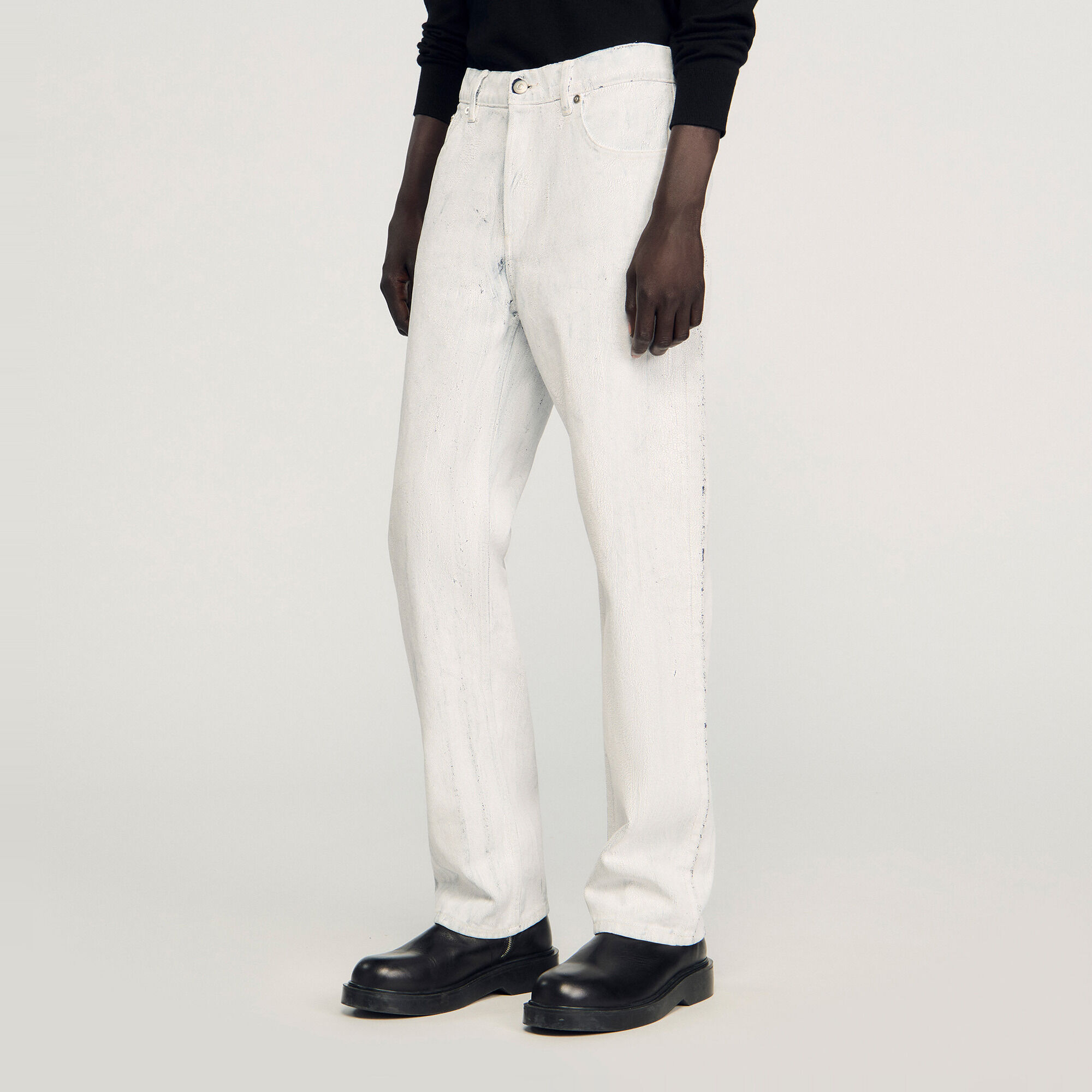 Regular-Jeans im Crackle-Look - Herren | Sandro
