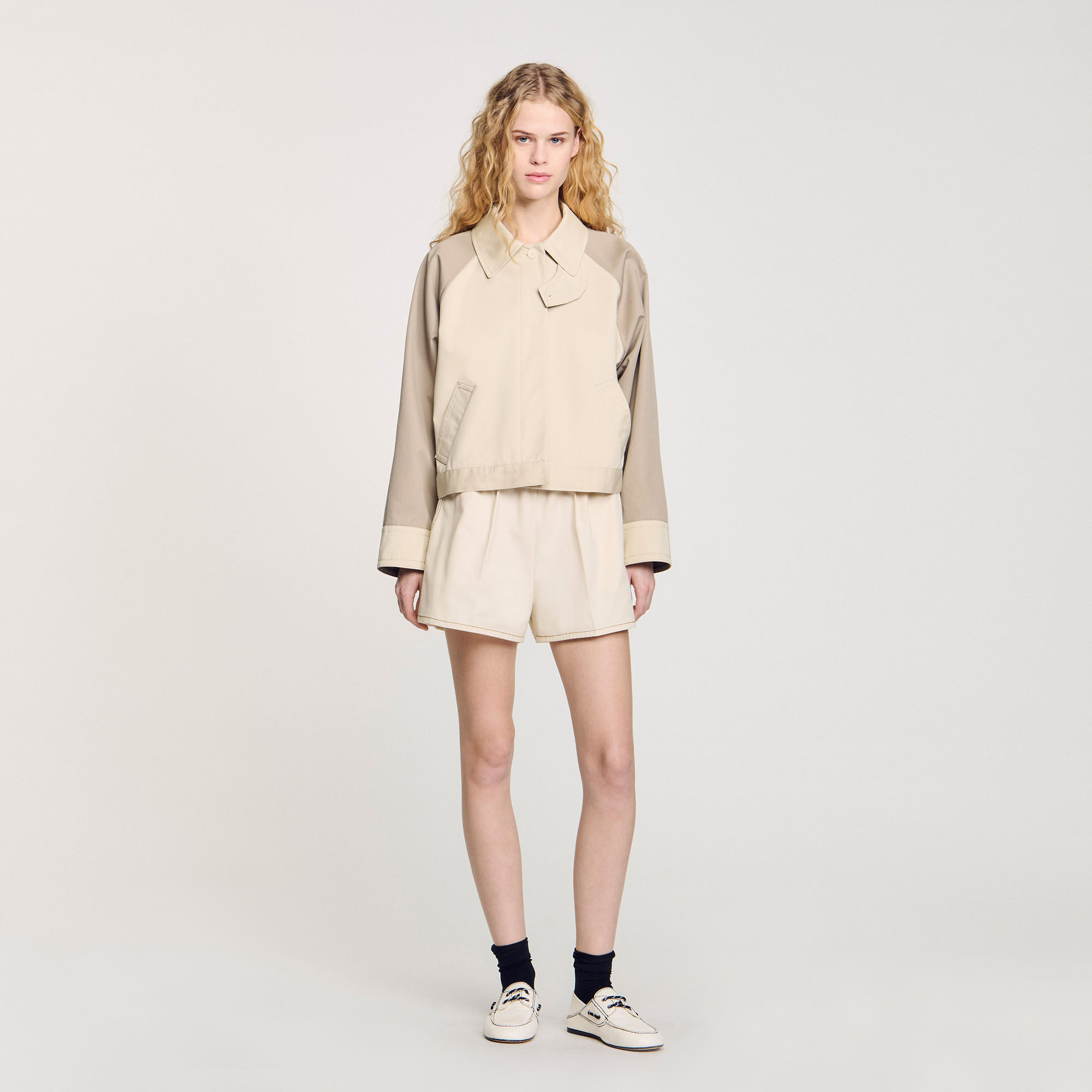 Zweifarbiger Blouson