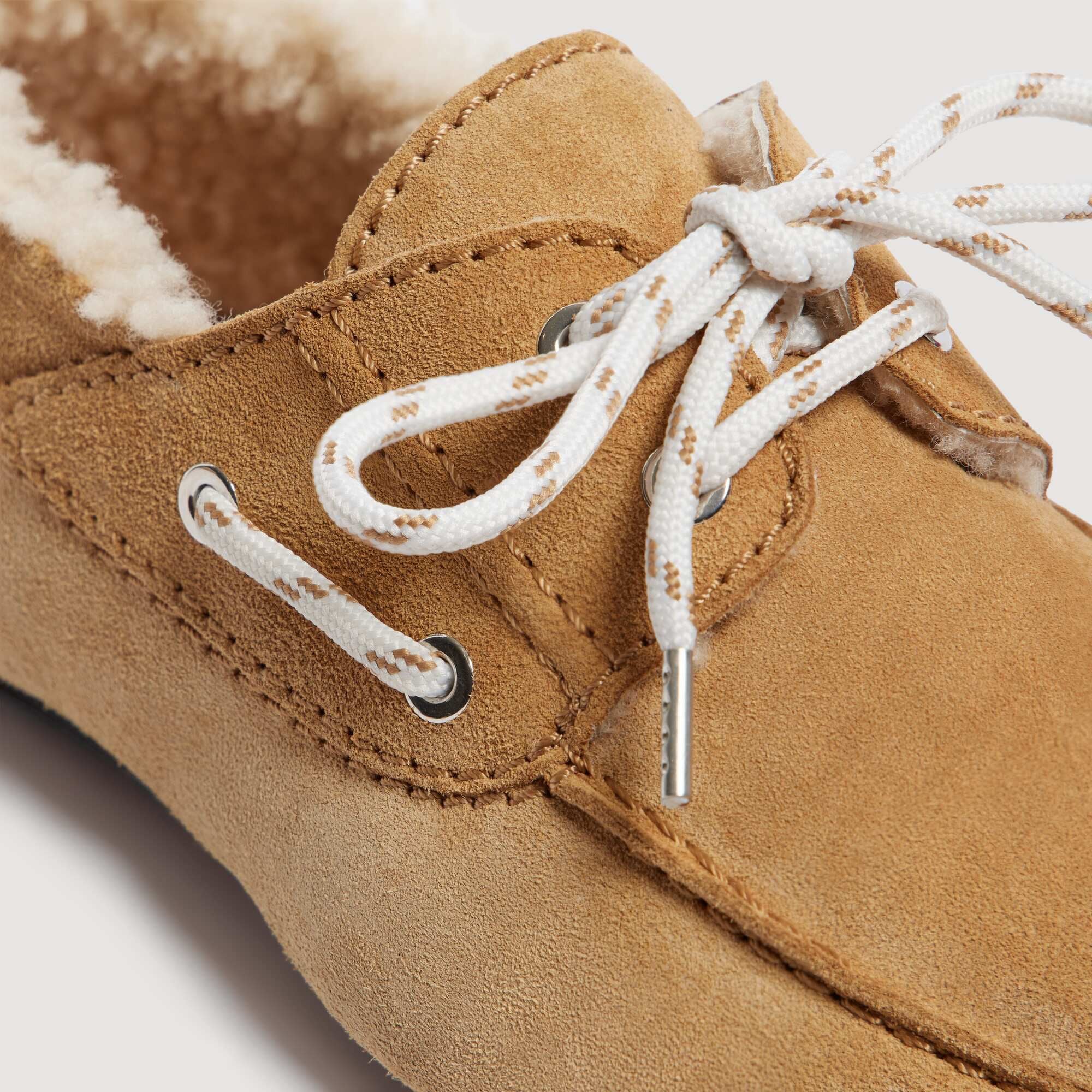 Segelschuhe aus Lammfell - Damen | Sandro