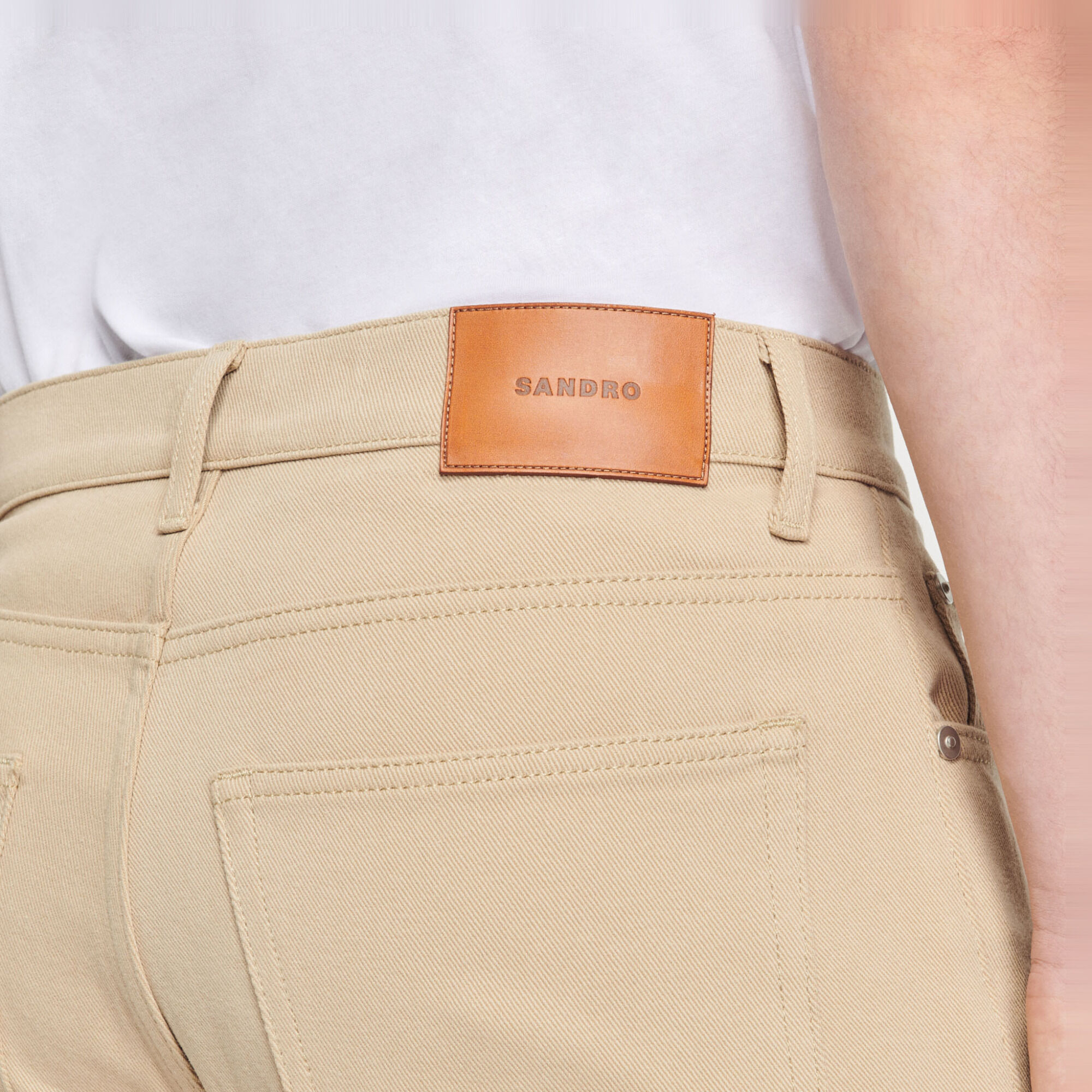 Gerade Jeans aus Baumwolle