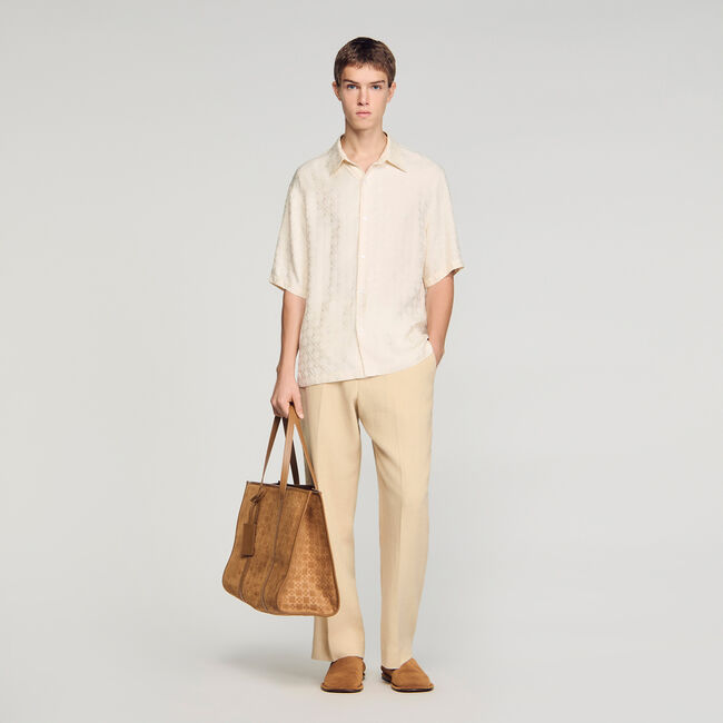 Flie&szlig;endes Hemd Square Cross