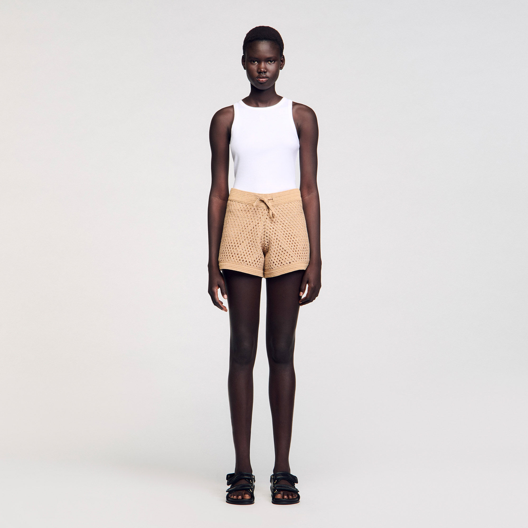 Shorts mit Strass