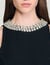 Kurzes Kleid mit Perlenkragen - Damen | Sandro