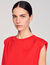 Kurzes drapiertes T-Shirt