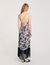 Langes Kleid mit Blumenprint
