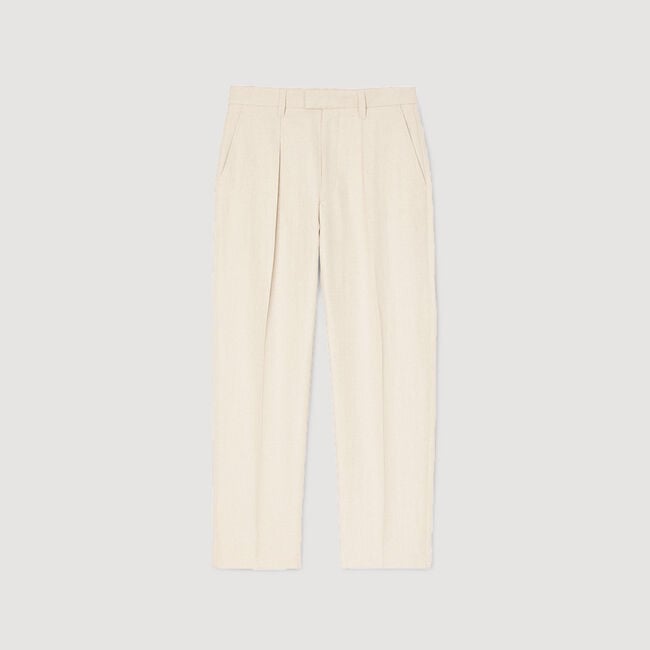 Weite Bundfaltenhose
