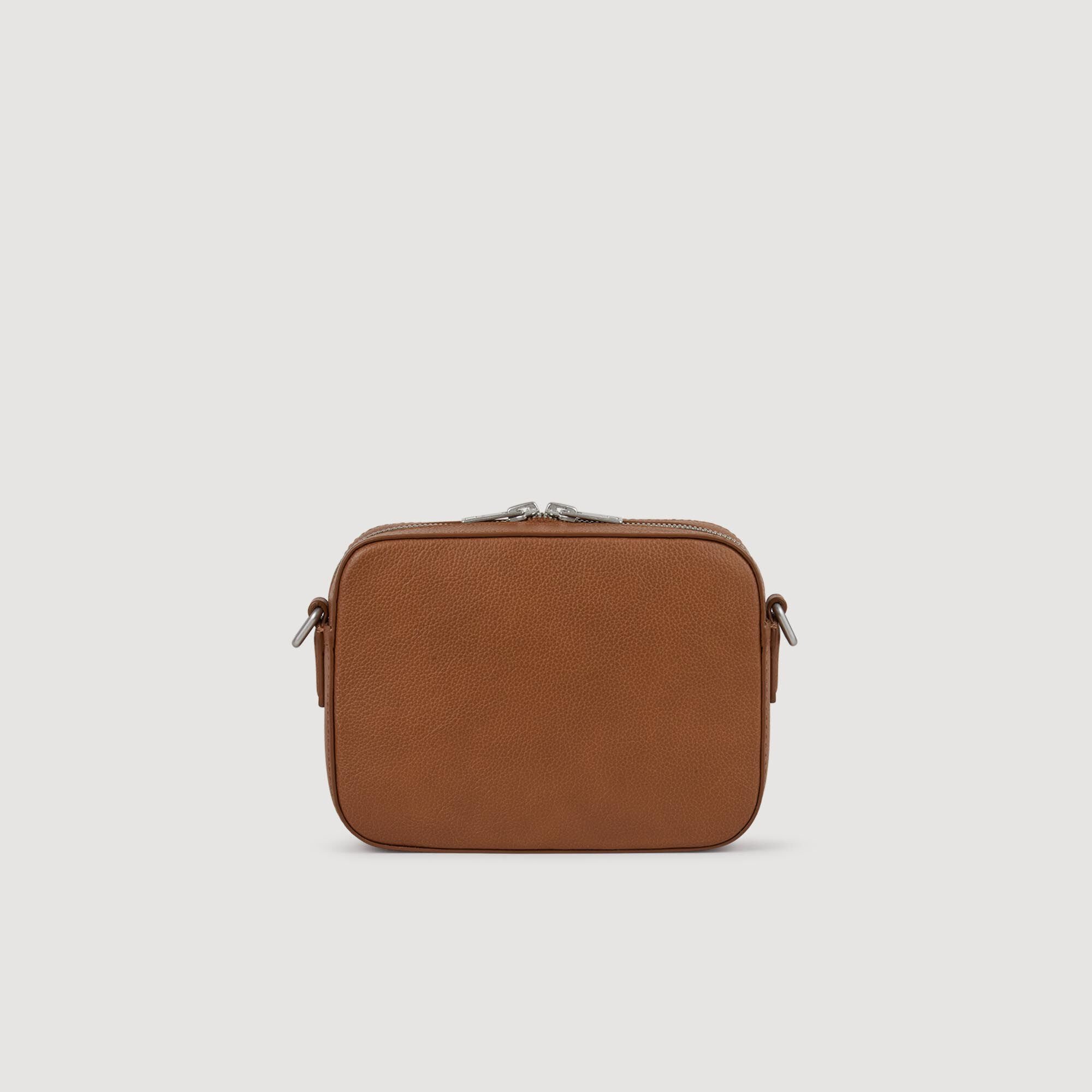 Kleine Tasche aus genarbtem Leder