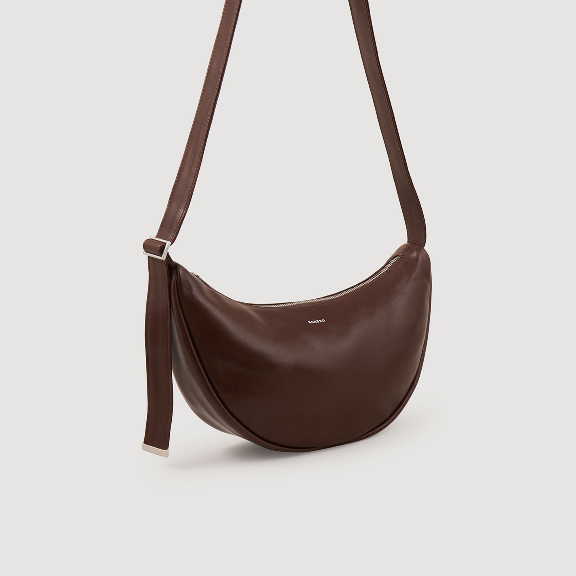 Kleine Hobo-Tasche aus Leder