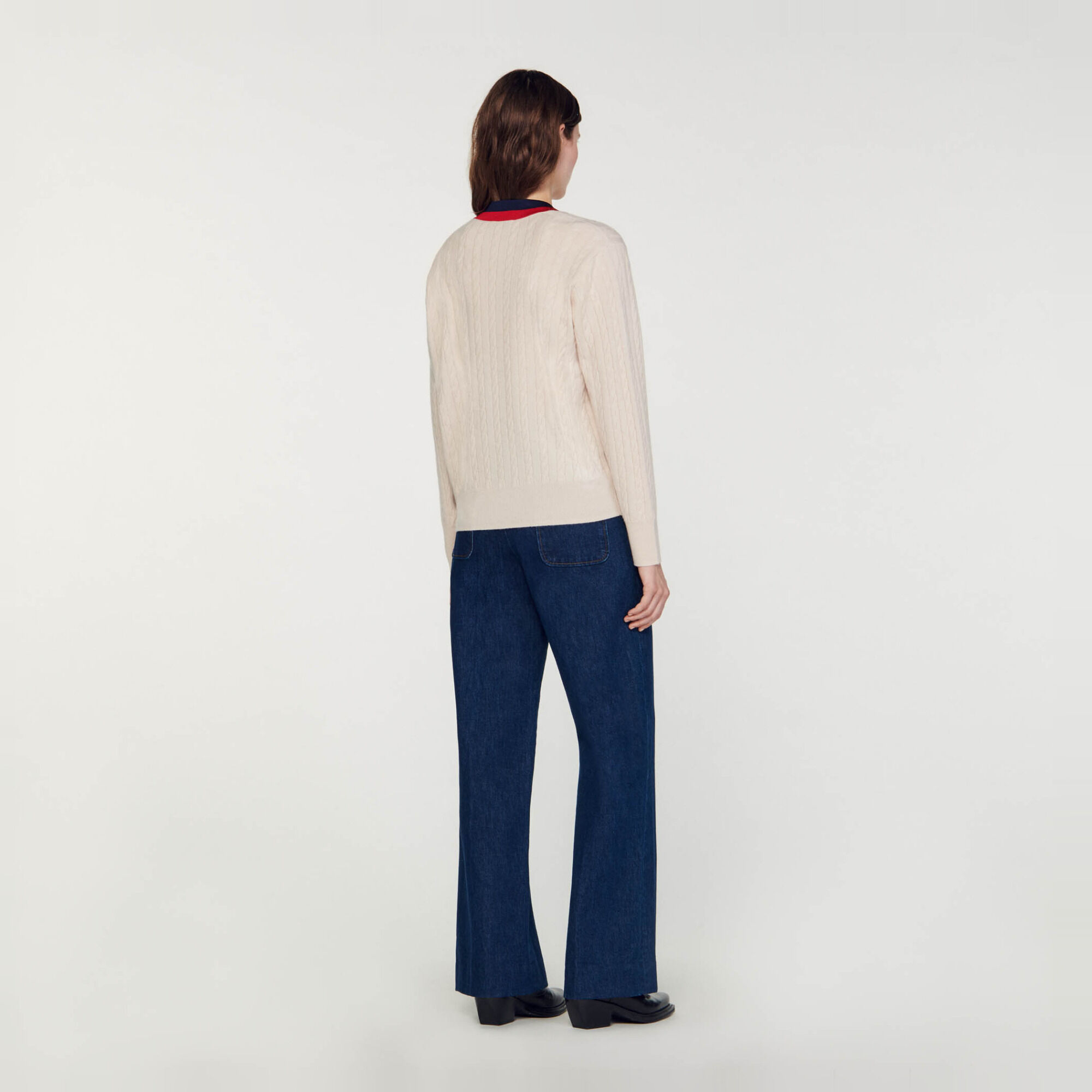 Pullover aus Kabelstrick