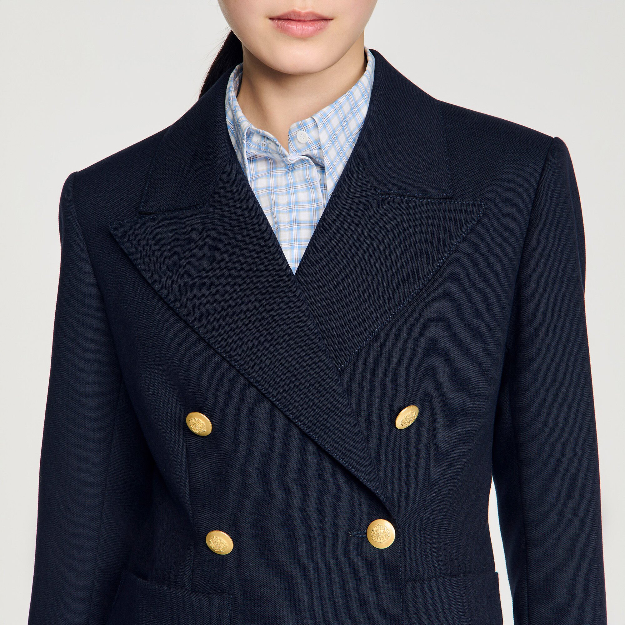 Taillierter Wollblazer