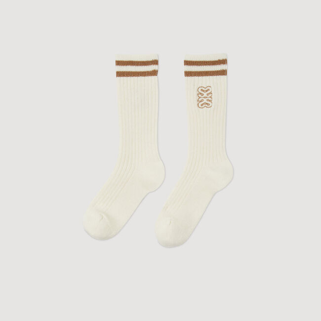 Socken mit S-Muster