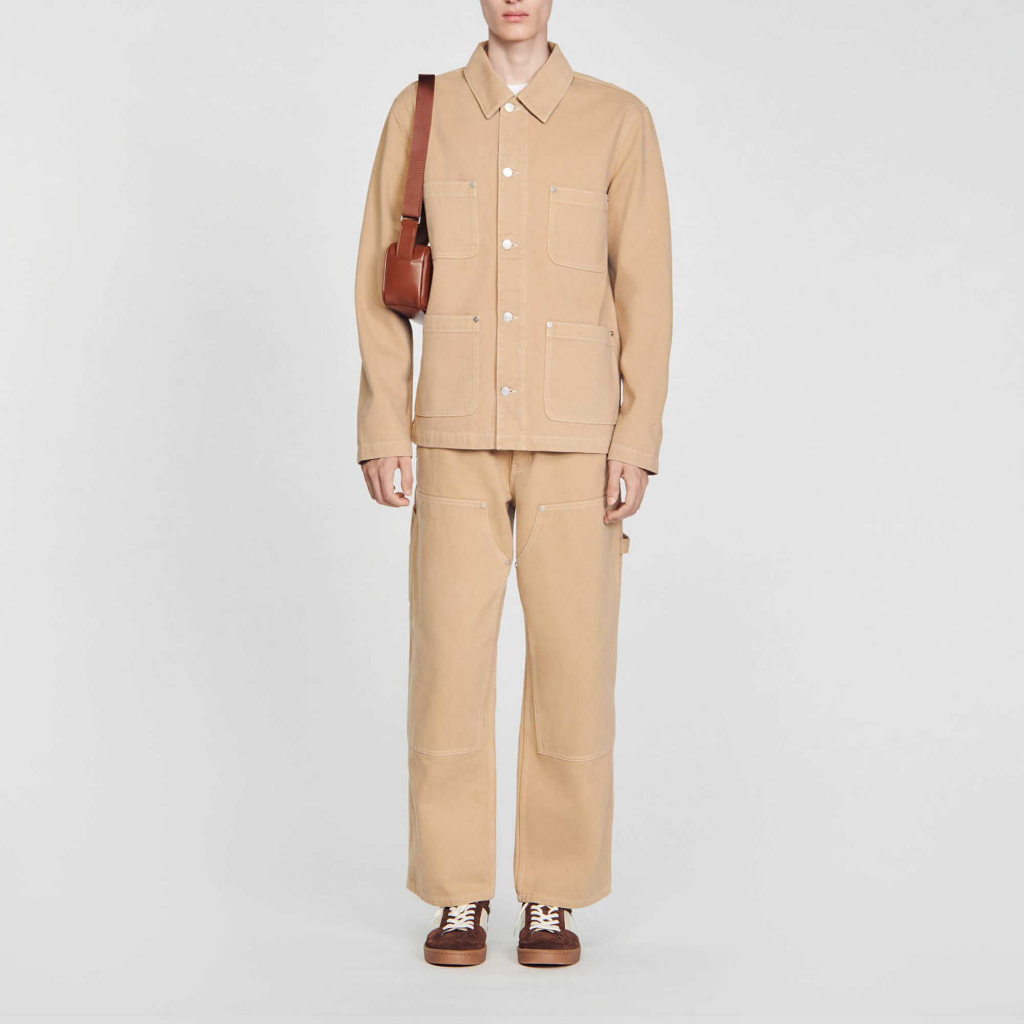 Sandro beige jacket top