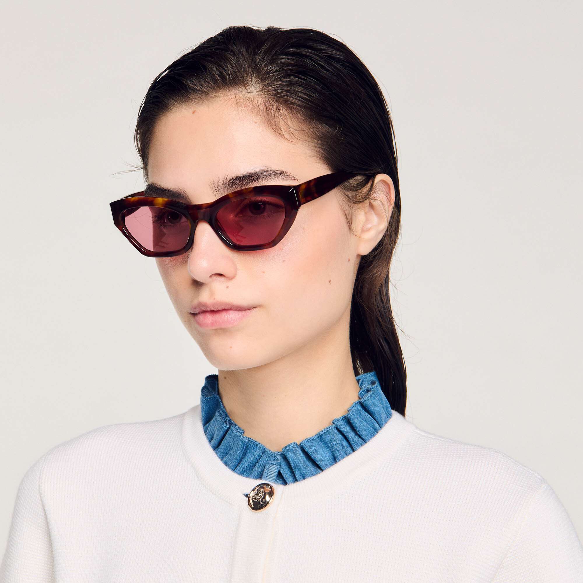Ovale Sonnenbrille