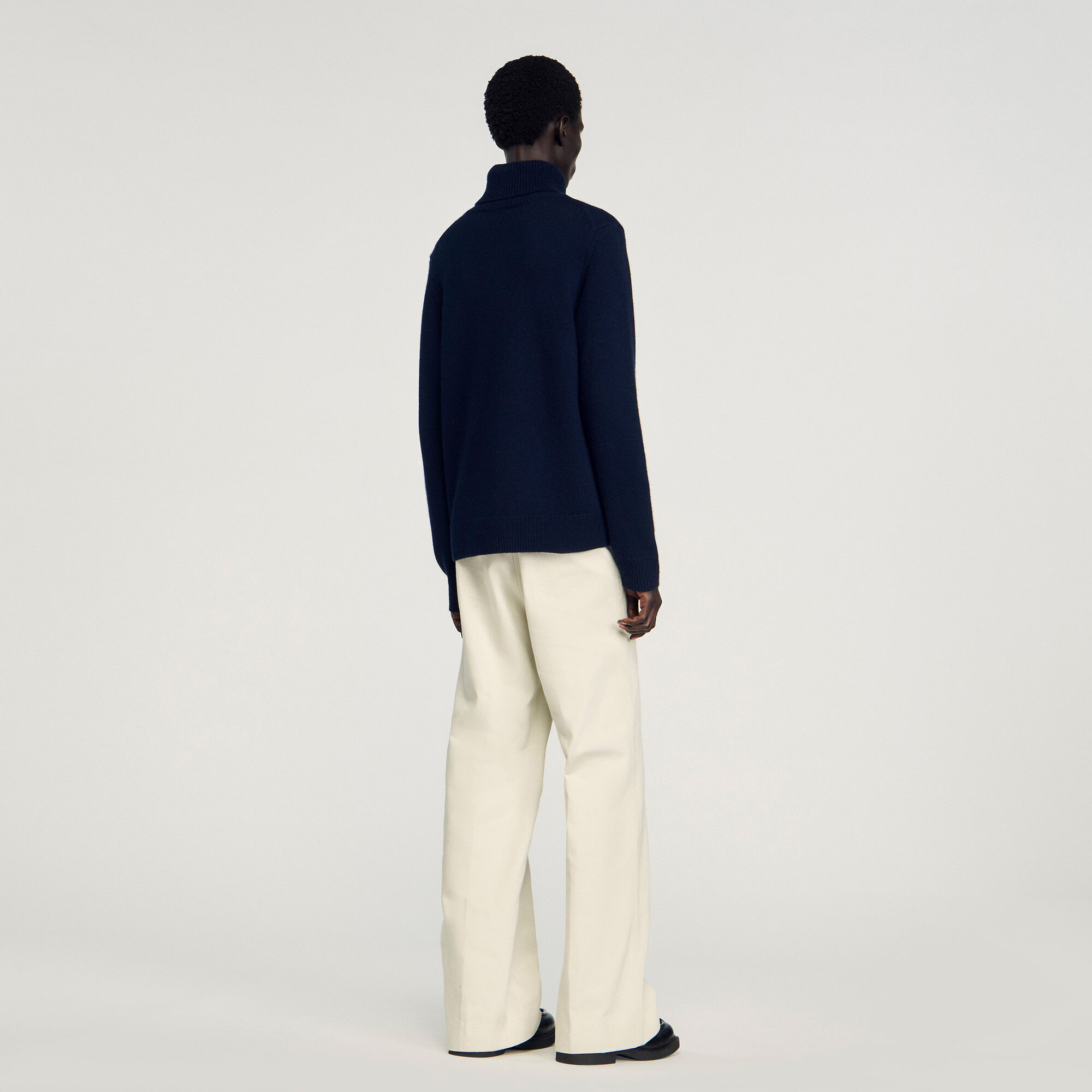 Rollkragenpullover aus Wolle & Kaschmir