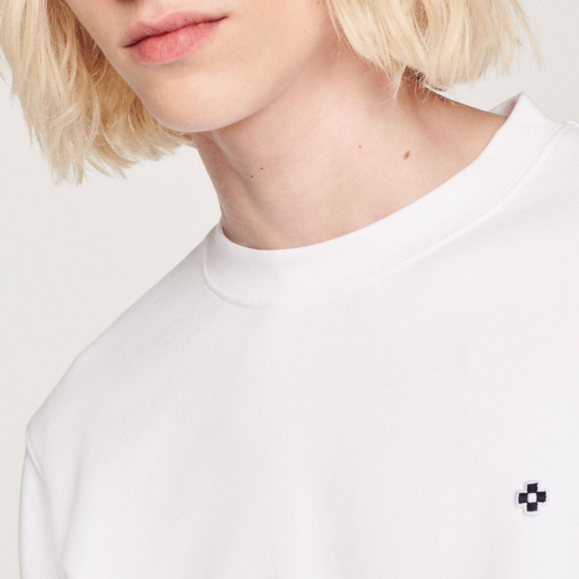 Sweatshirt mit Square-Cross-Motiv