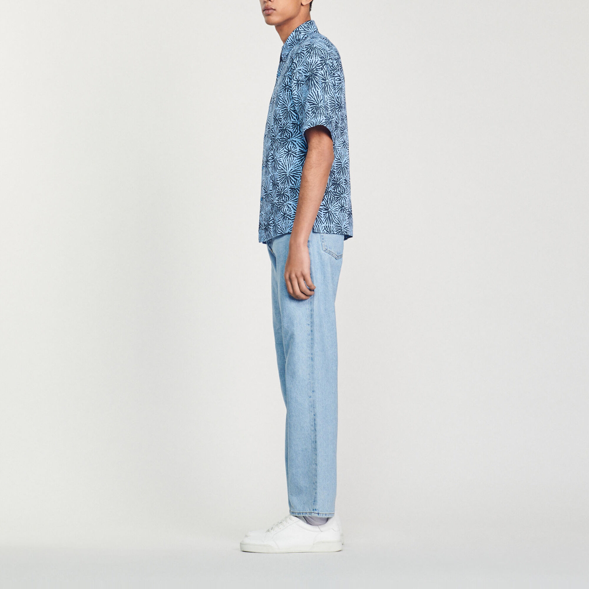 Oversize-Hemd mit Print