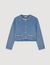 Jeansjacke mit Strass