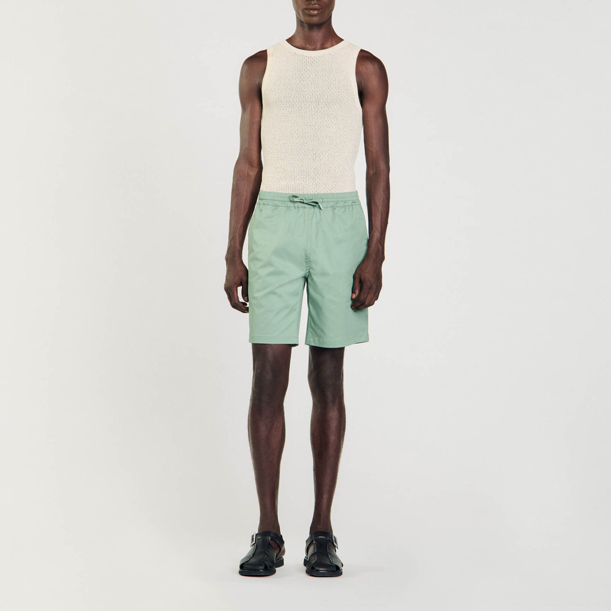 Shorts aus Baumwolle