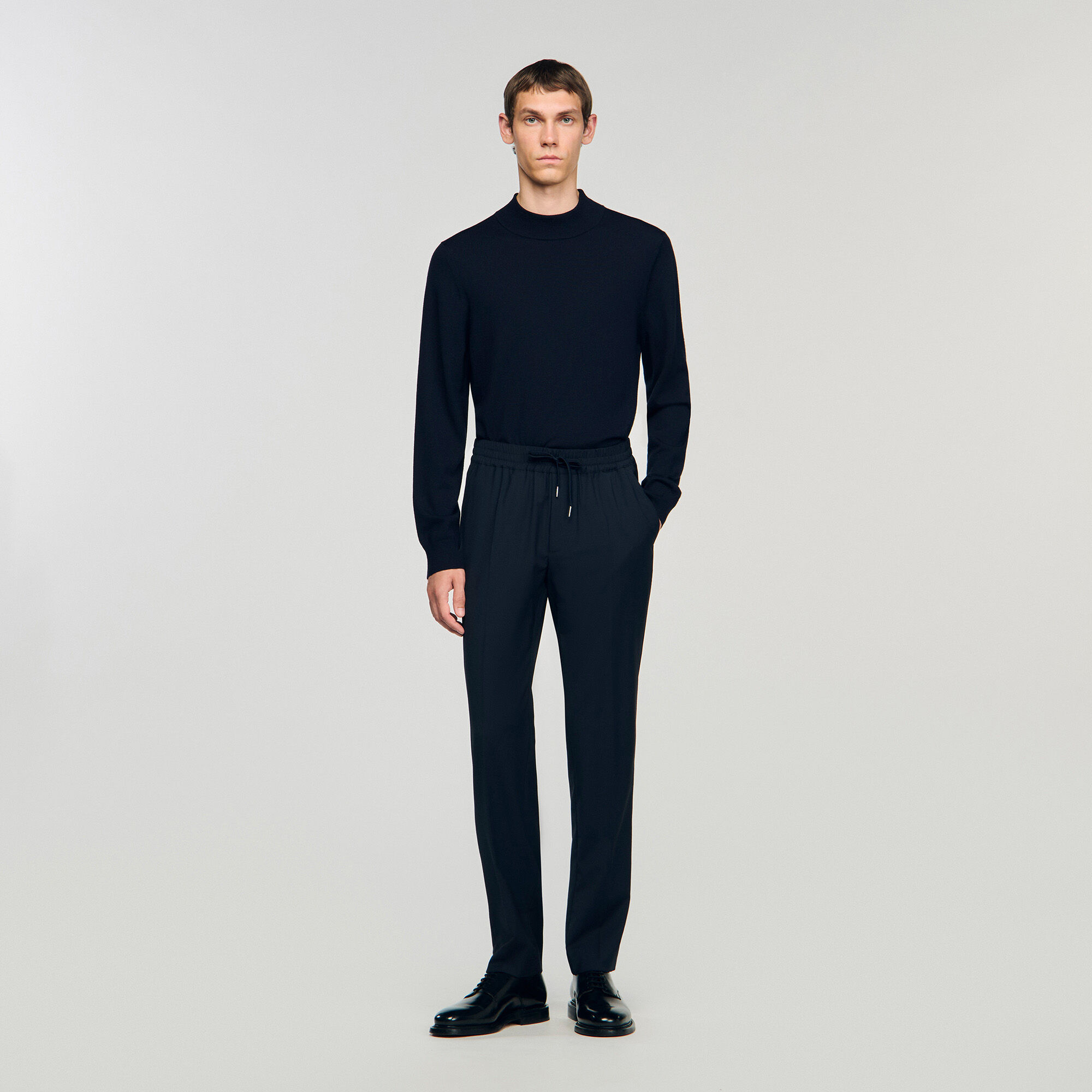 Elastische Hose mit geradem Schnitt