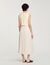 Langes Plisseekleid
