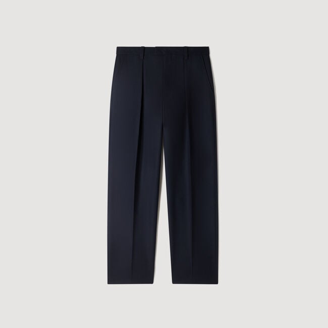 Weite Hose aus Wolle - Herren | Sandro
