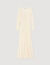 Langes Strickkleid mit Ziermuster - Damen | Sandro