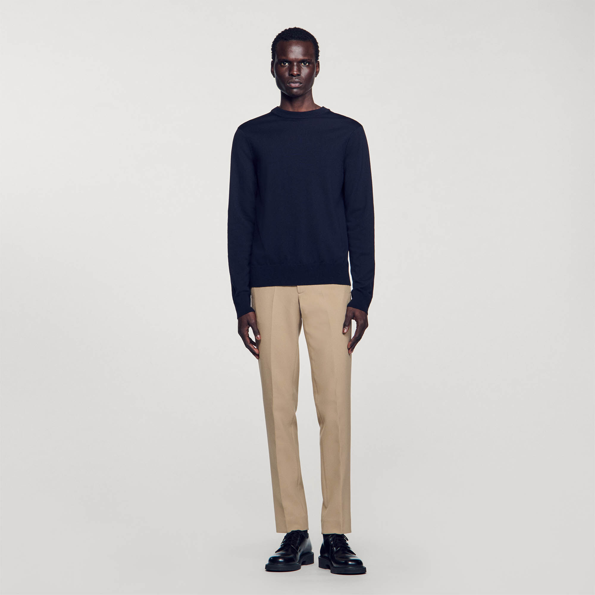 Pullover aus Woll Feinstrick