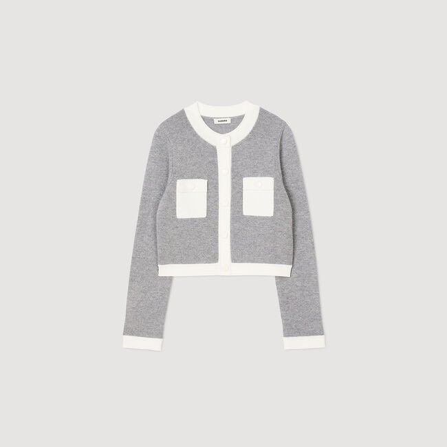 Zweifarbiger Cardigan