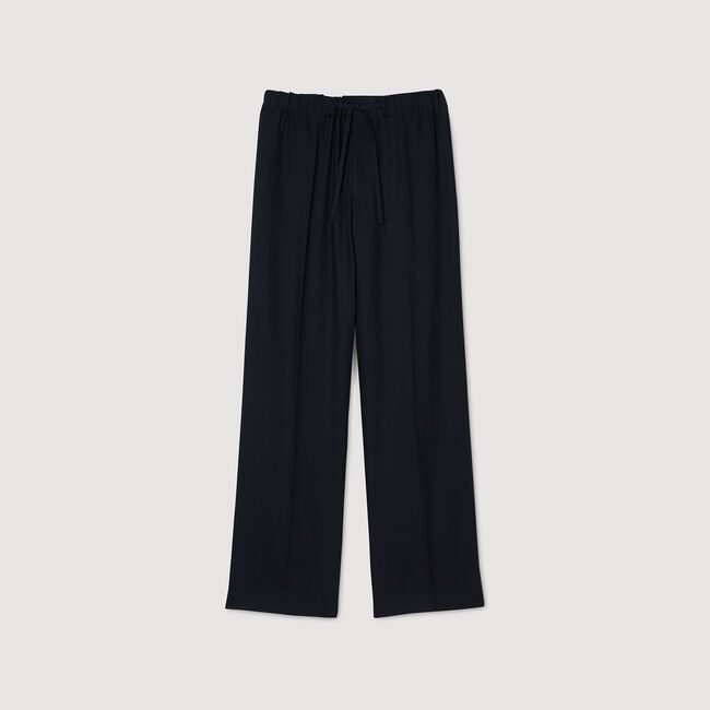 Weite Hose mit Gummibund