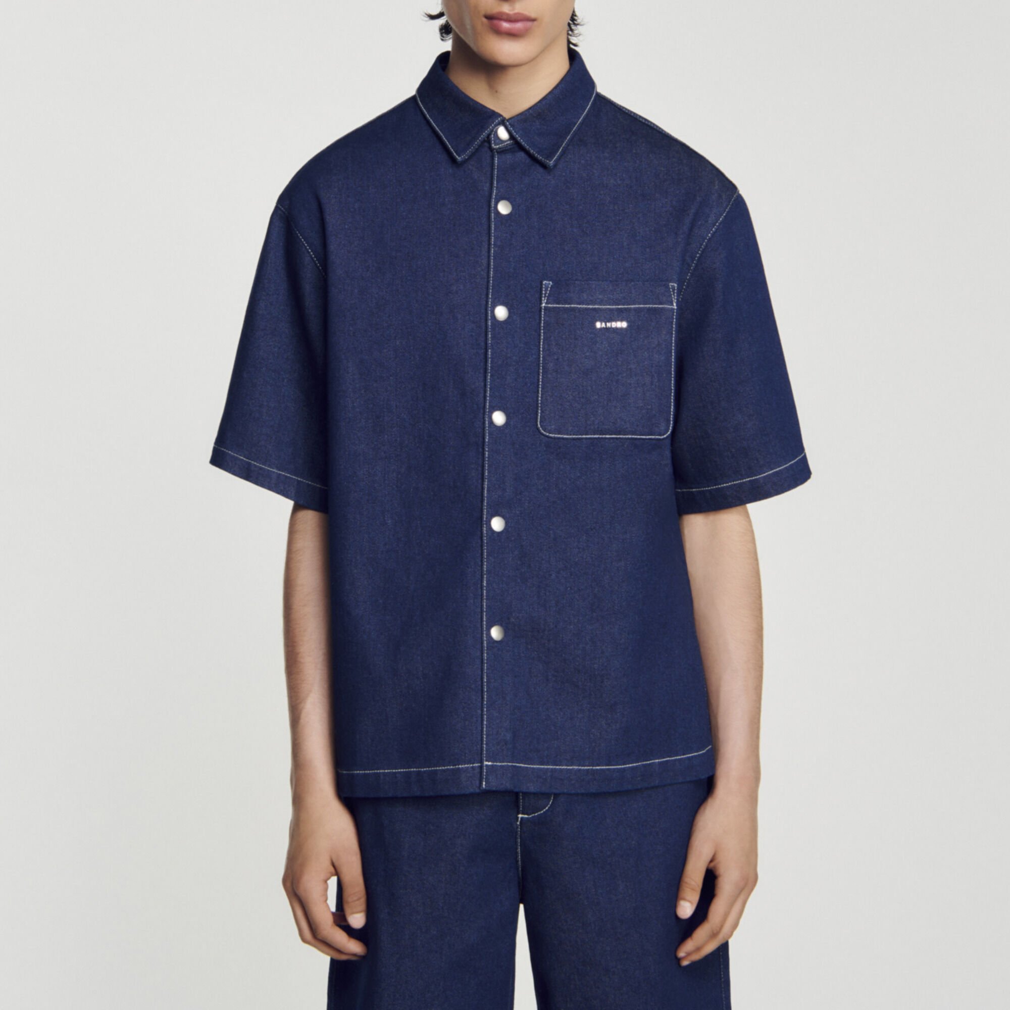 Hemd aus Denim