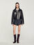 Blouson aus Leder im Vintage-Stil