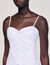 Langes Kleid mit drapiertem Bustier