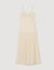 Langes Plisseekleid