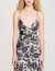 Langes Kleid mit Blumenprint