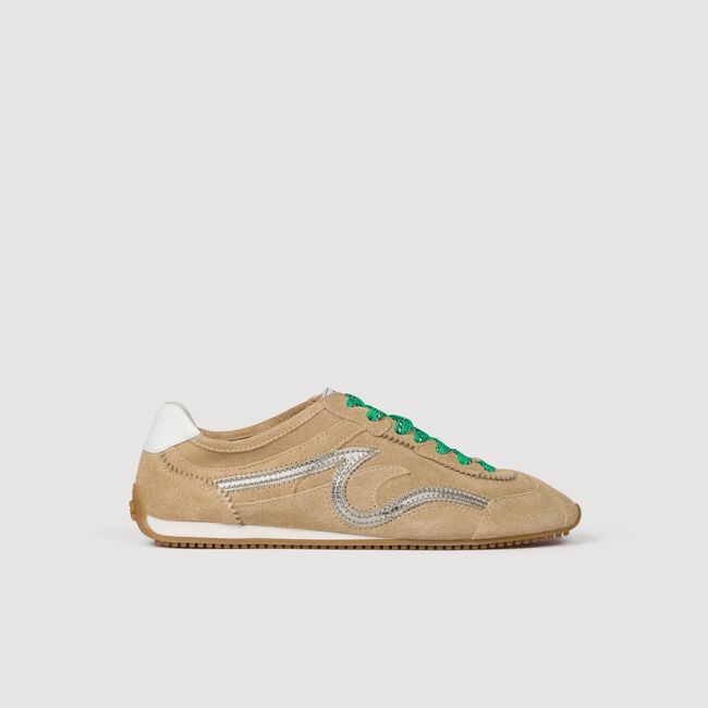 Sneaker Light Wave aus Veloursleder