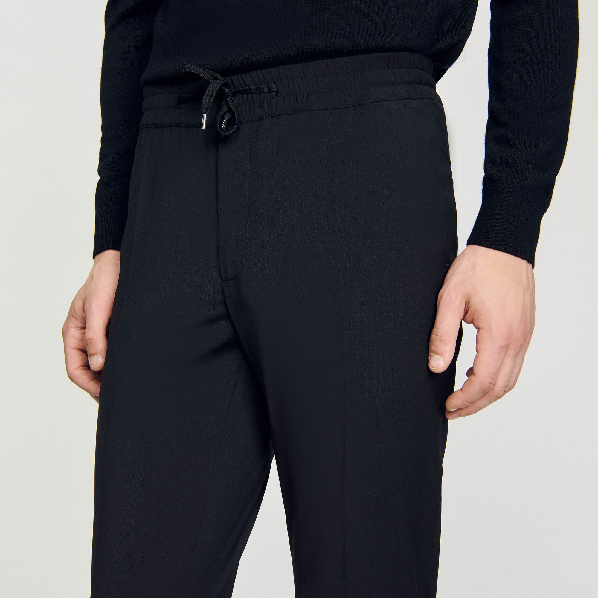 Elastische Hose mit geradem Schnitt