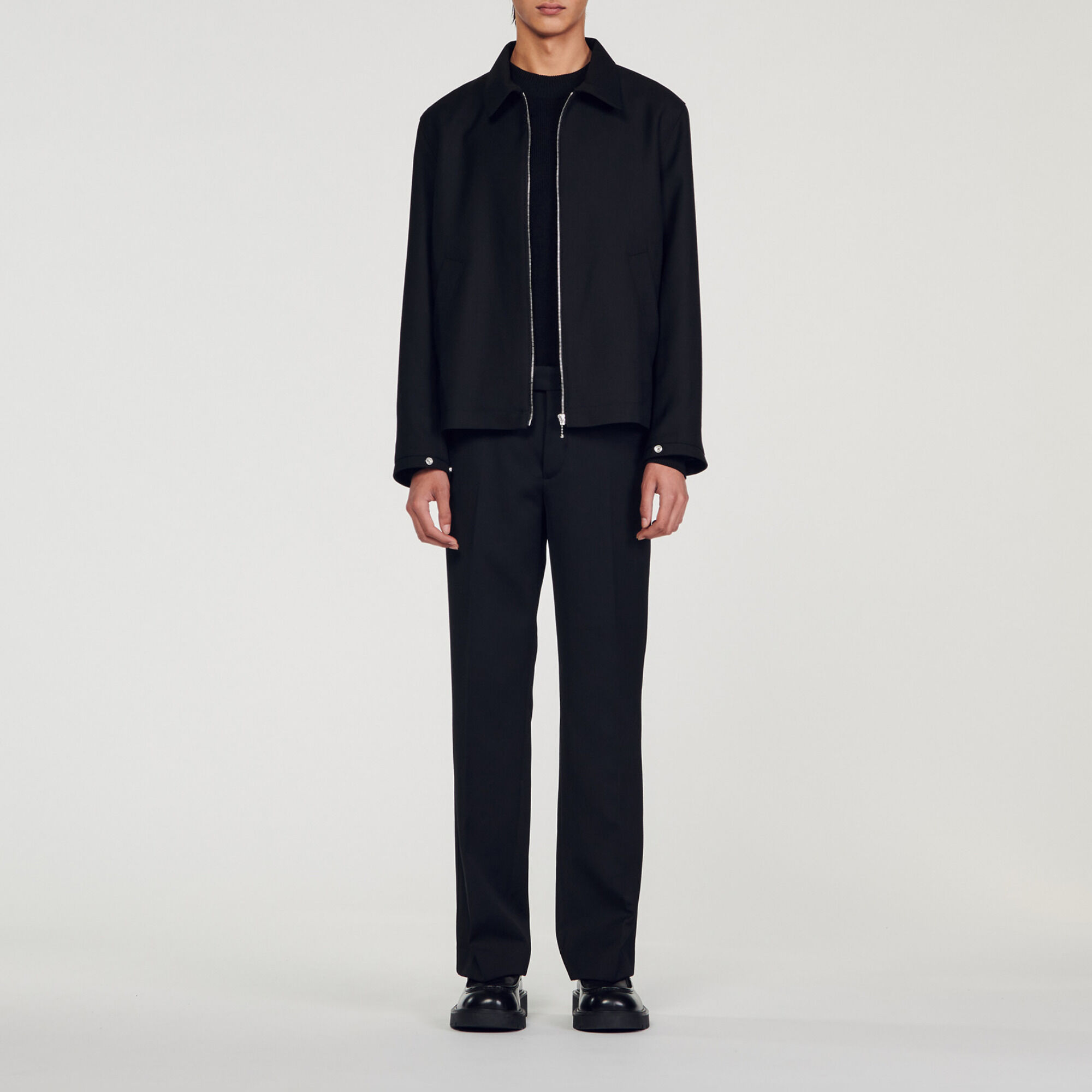 Jacke aus Woll-Mischgewebe