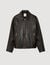Lederjacke im Used-Look