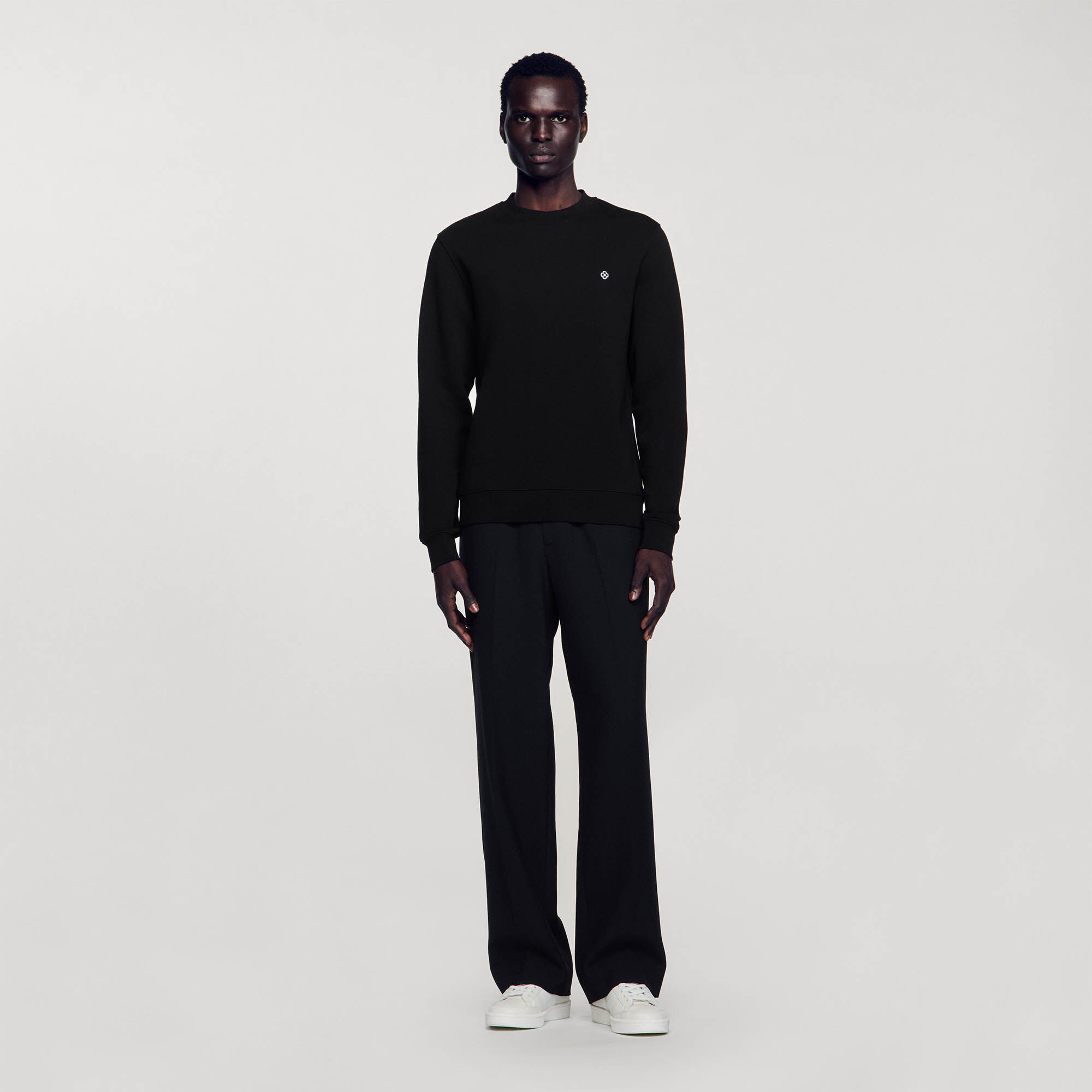 Sweatshirt mit Square Cross Motiv