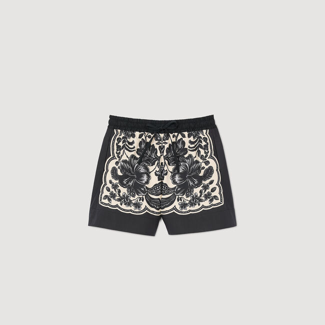Shorts mit Blumenprint